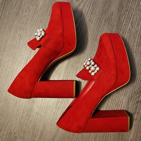 JUSTFAB  Adele Throwback Platform Pump - Picture 5 of 5